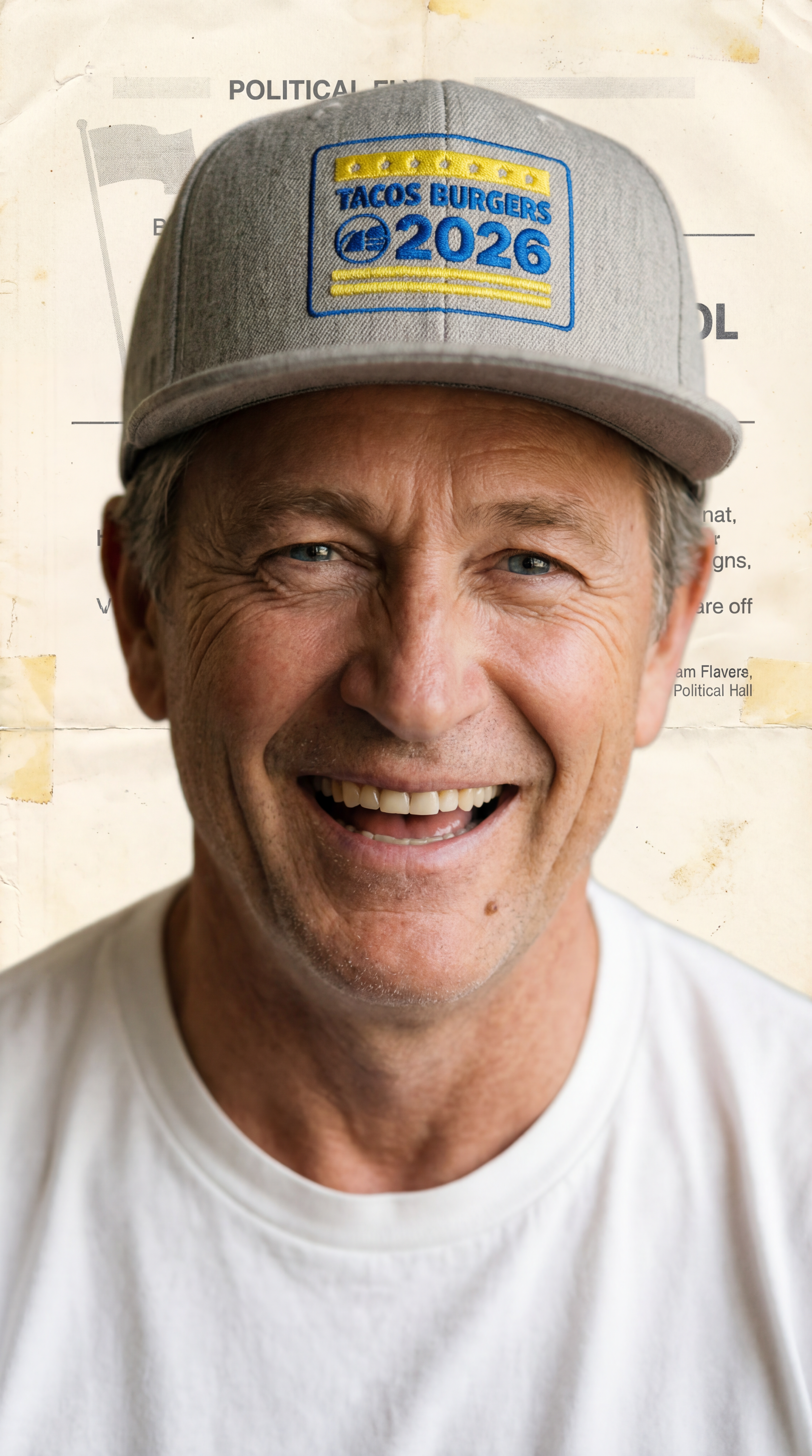 Vote Baker’s: 2026 Structured Snapback Light (Embroidered)