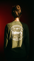 Baker’s “Inland Empire Original Emblem” Premium Long Sleeve Shirt Dark