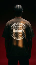 Baker's MC “Inland Empire Original Emblem” Men’s Box Tee Dark