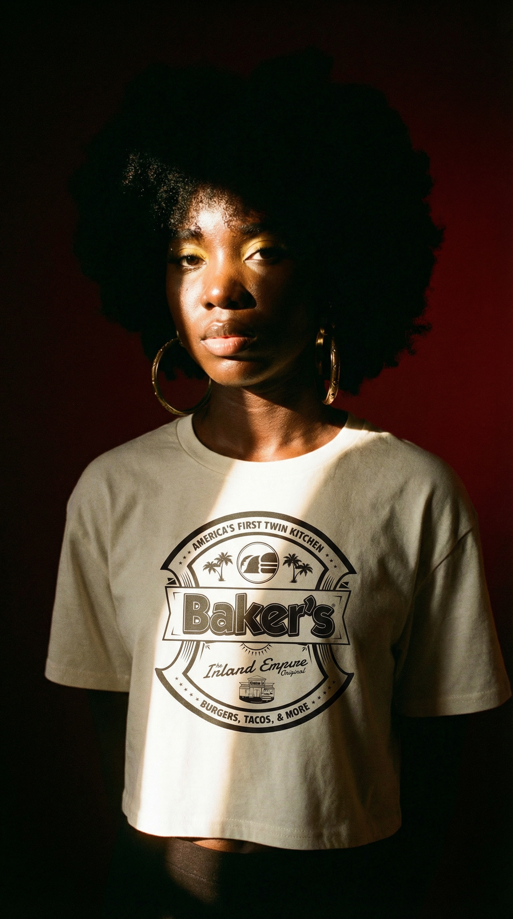 Baker’s “Inland Empire Original Emblem” Women’s Crop Top