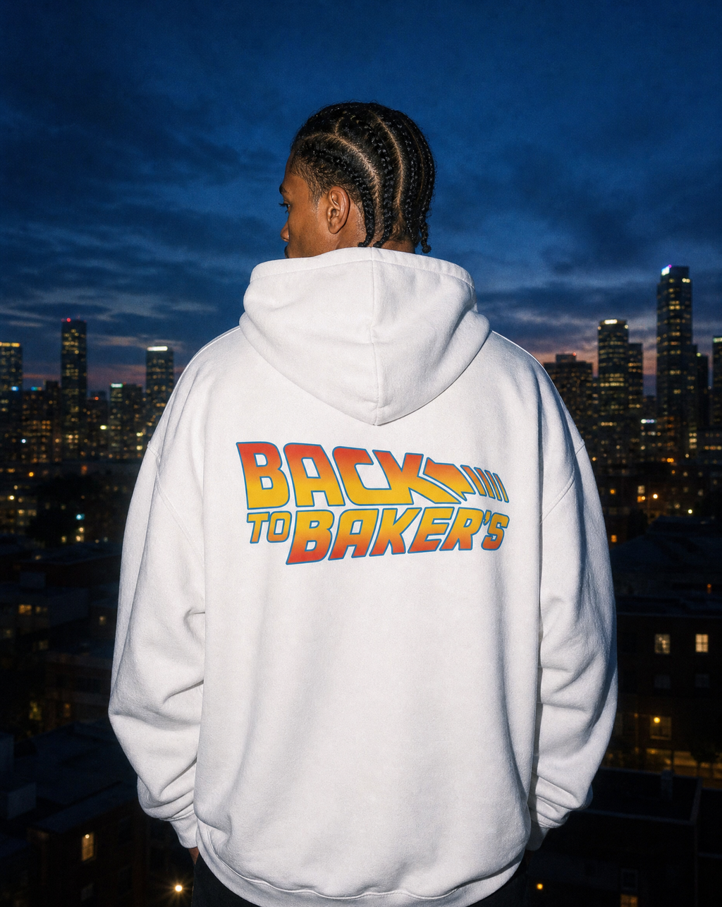 Back to Baker's Men's Box Hoodie Light