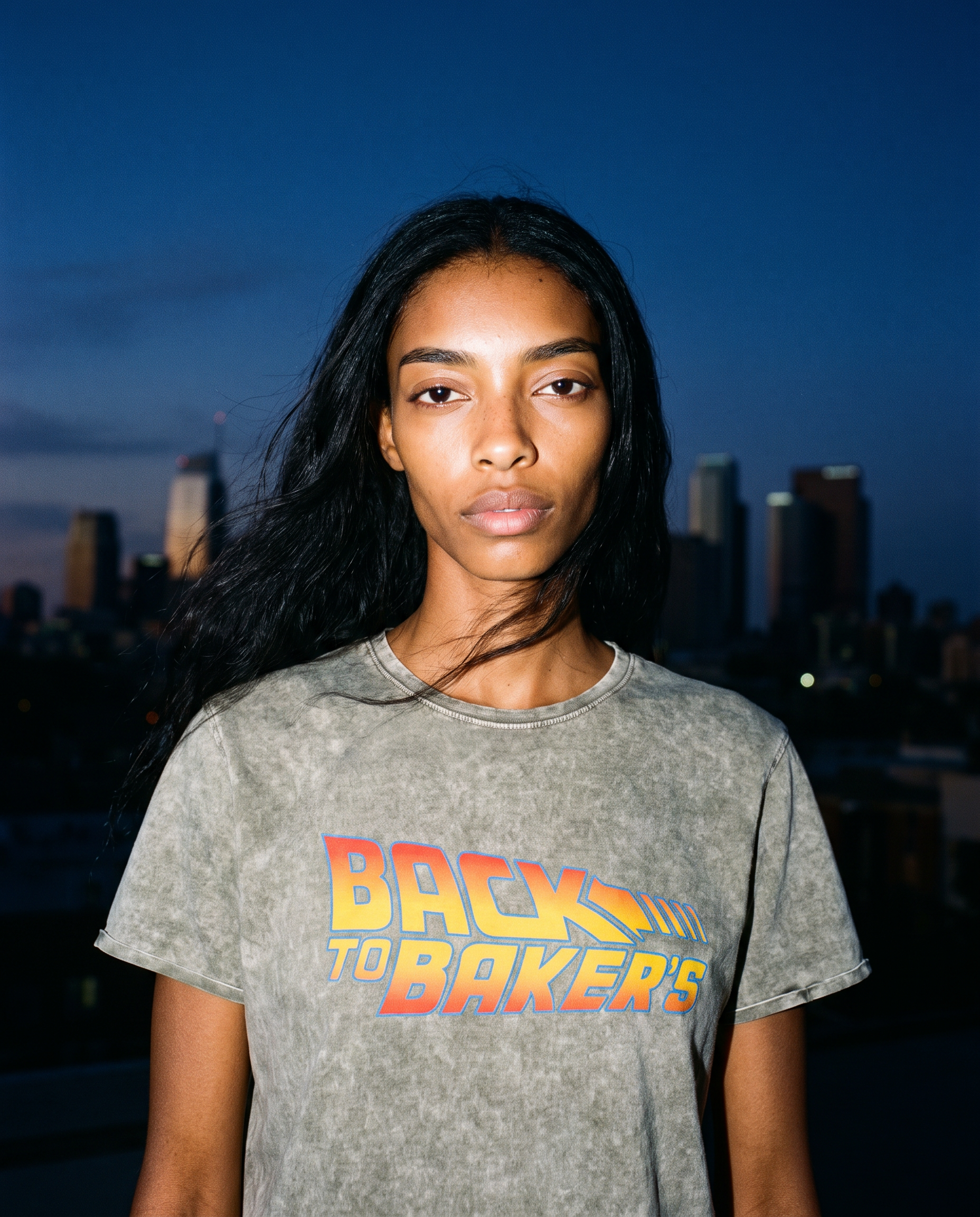 Back to Baker's Denim T-Shirt