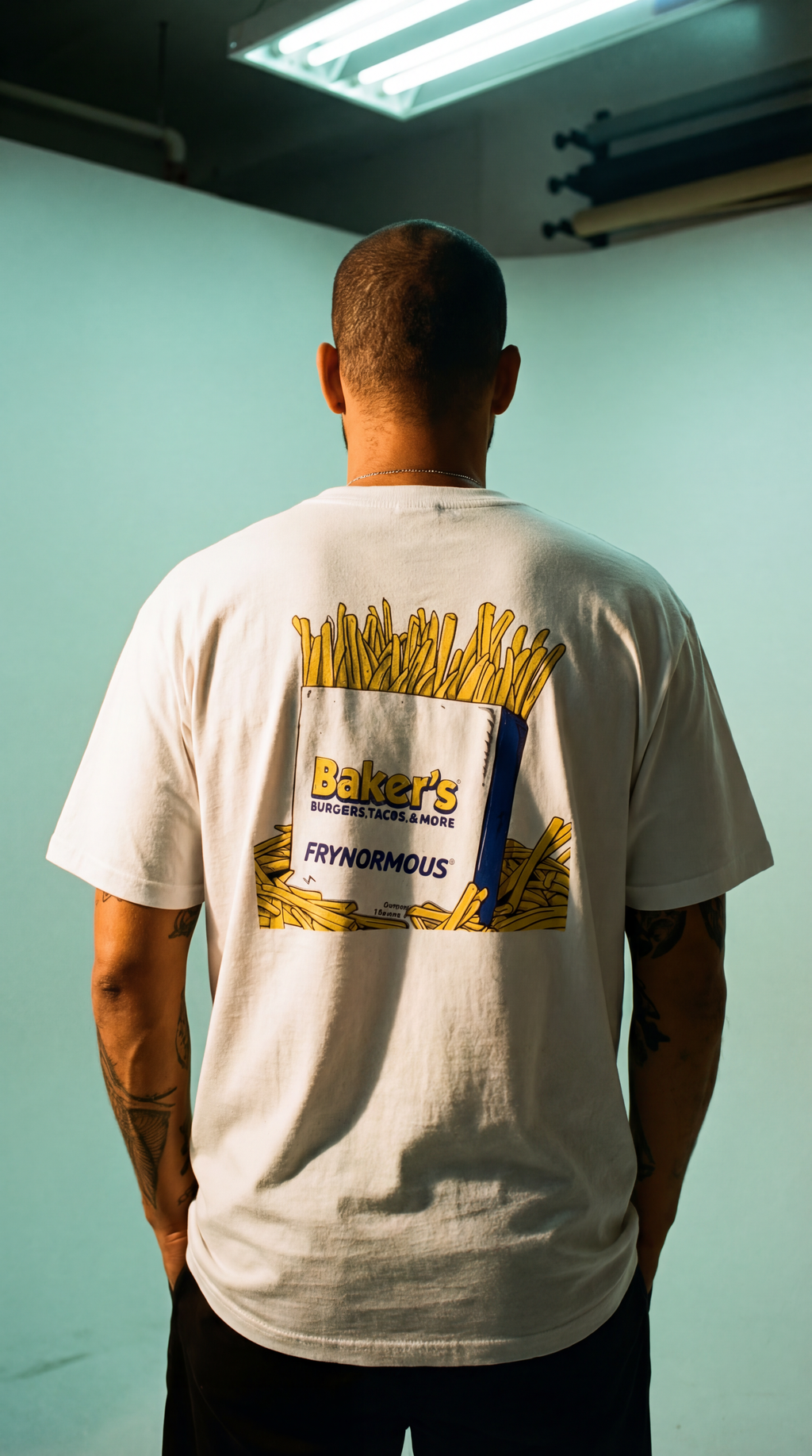 Baker’s “Frynormous Summer Classic” Unisex Organic T-Shirt Light