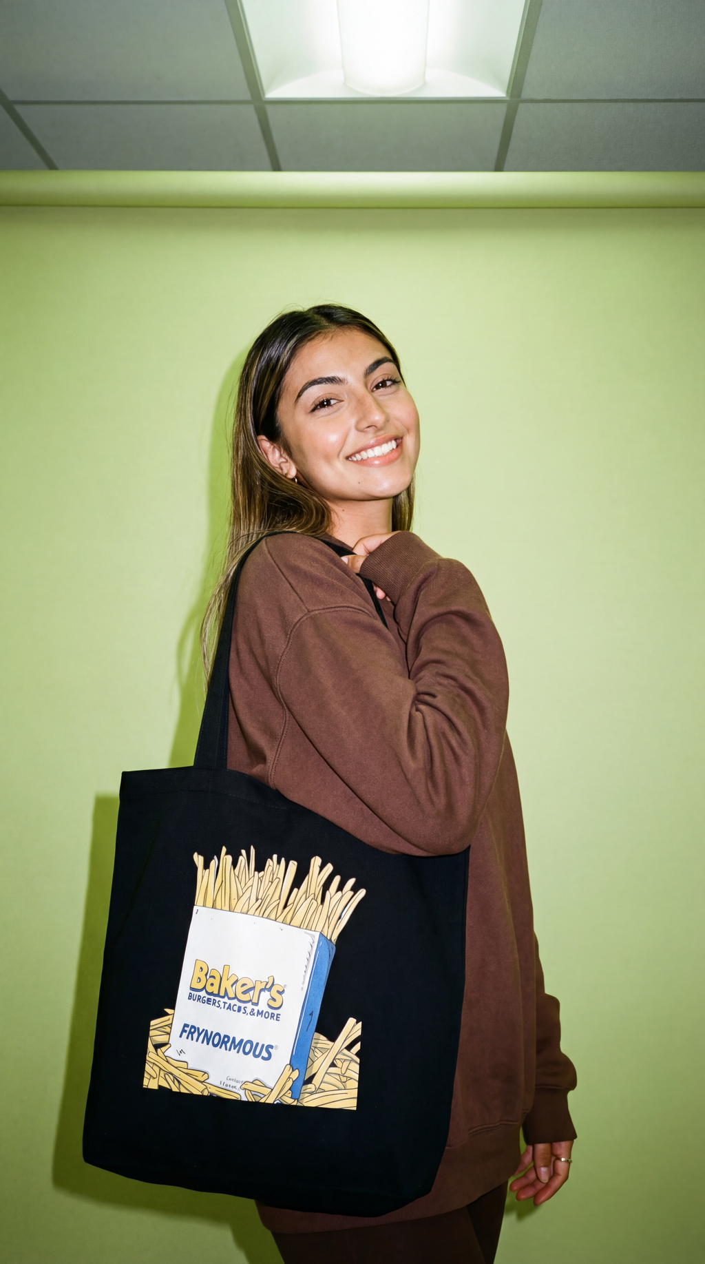 Baker’s “Frynormous Summer Classic” Large Organic Market Tote