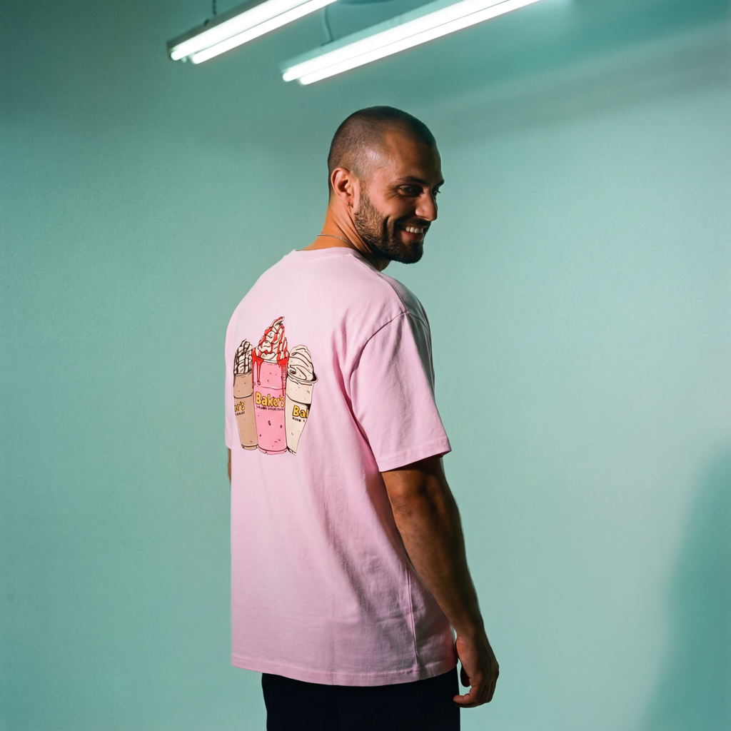 Baker’s “Three Shakes, One Summer” Unisex Organic T-Shirt Light