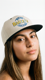 Baker's Close To Home Snapback Hat (Embroidered) Light