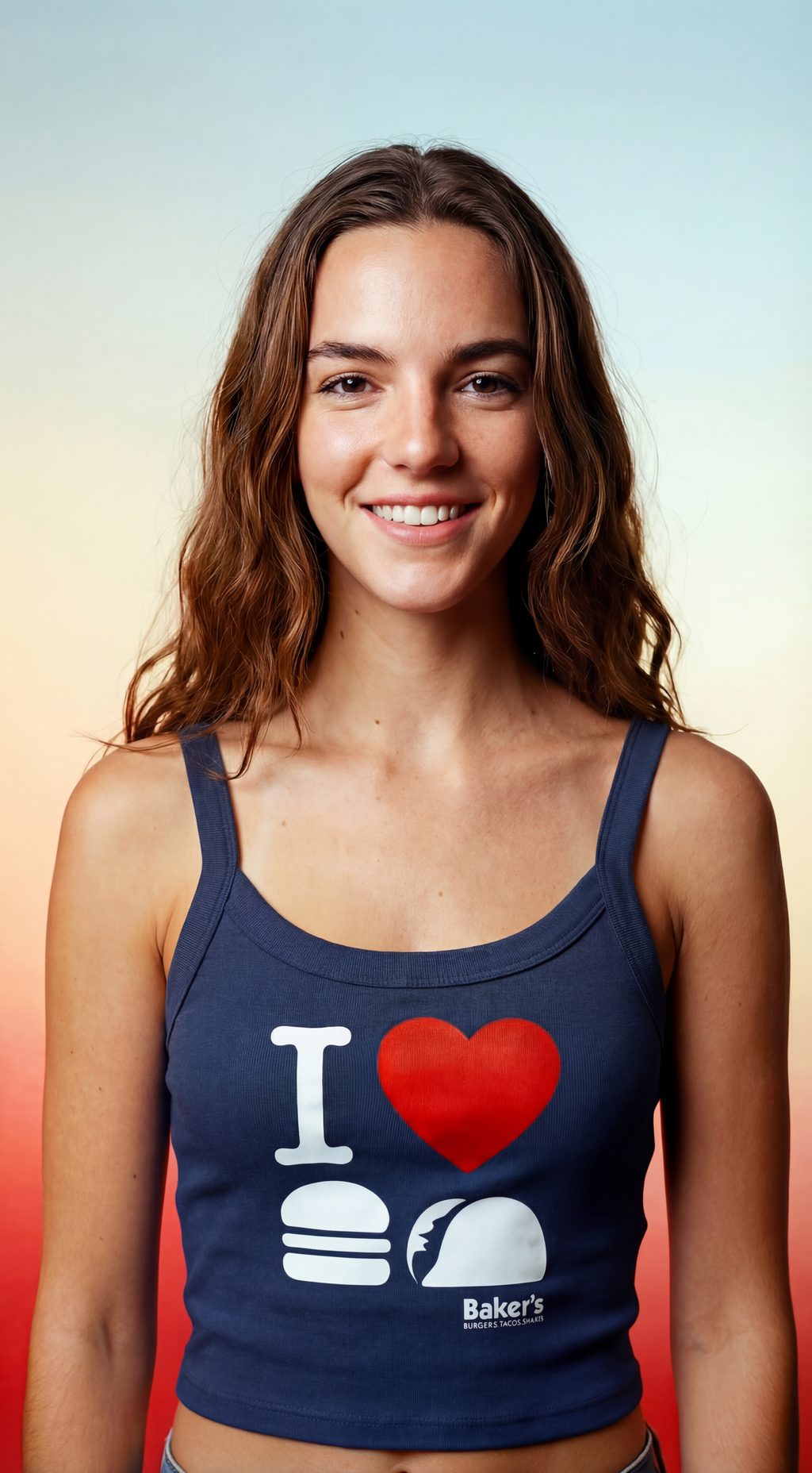 Baker’s Has My Heart Women's Micro-Rib Tank Dark
