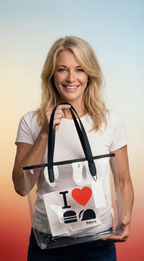 Baker's Has My Heart Clear Tote Bag