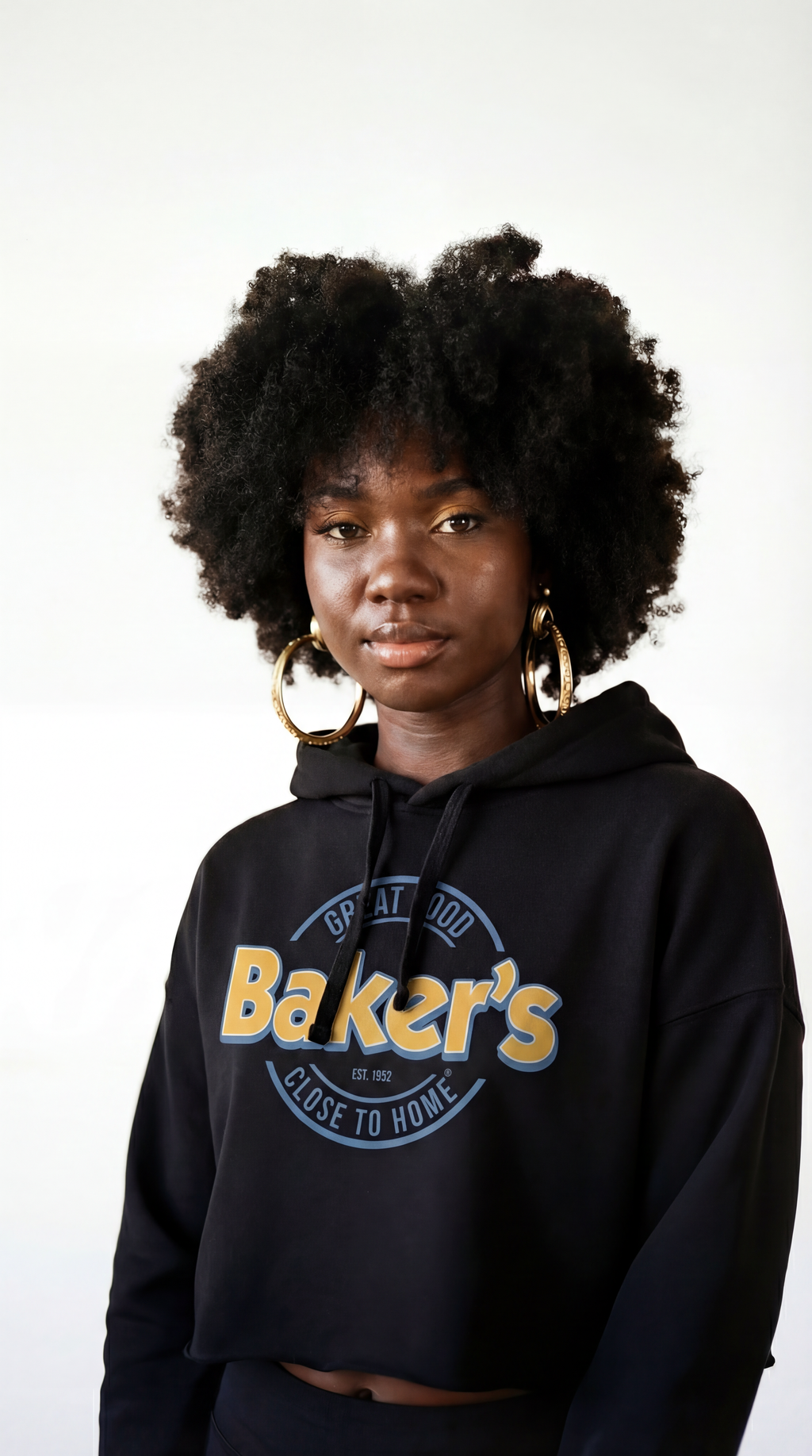 Baker's Close To Home Crop Hoodie