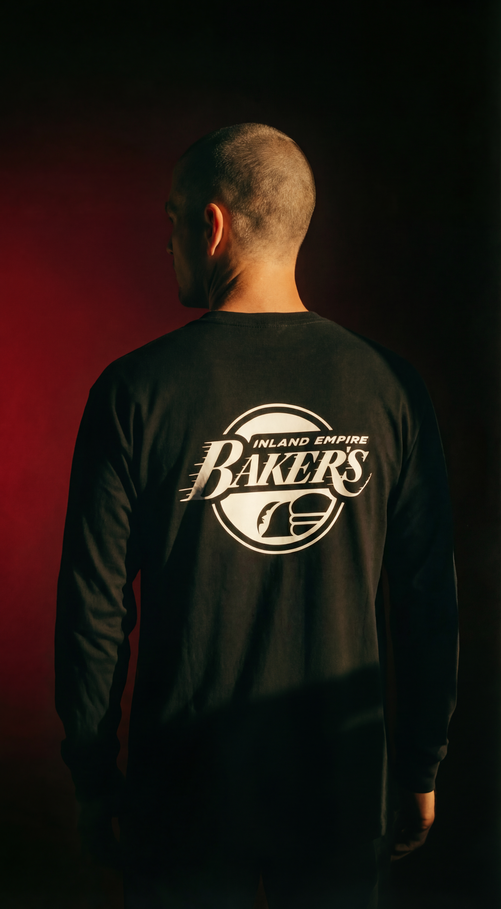 Baker’s Speed Logo Premium Long Sleeve Shirt Dark