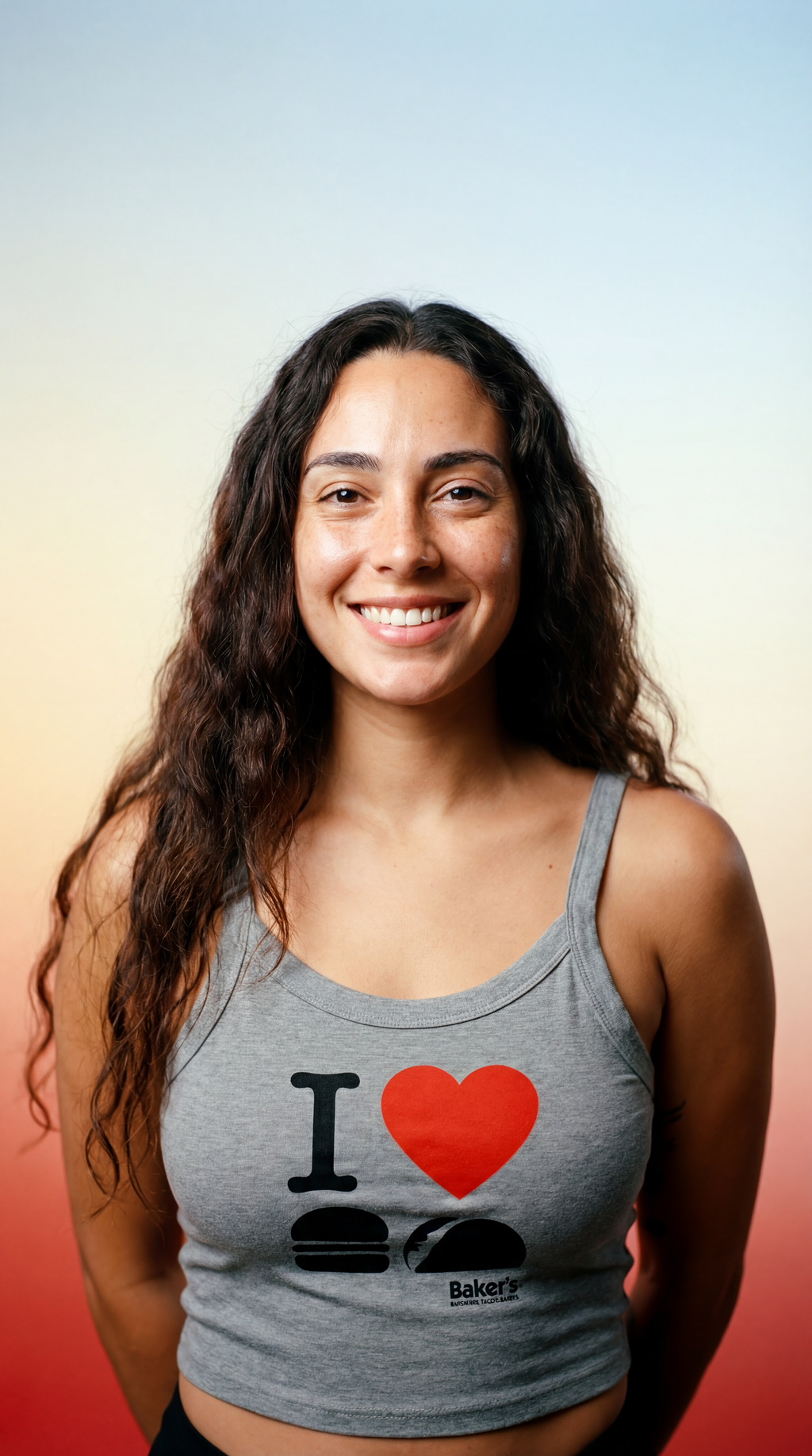 Baker’s Has My Heart Women's Micro-Rib Tank Light