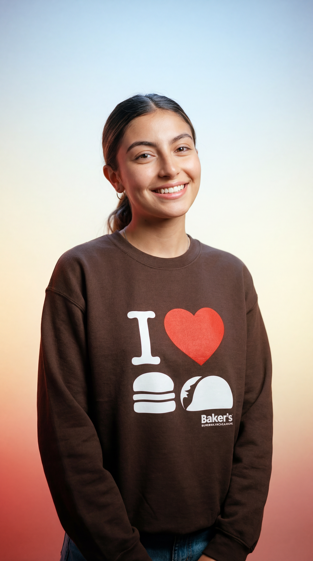 Baker's Has My Heart Unisex Sweatshirt Dark