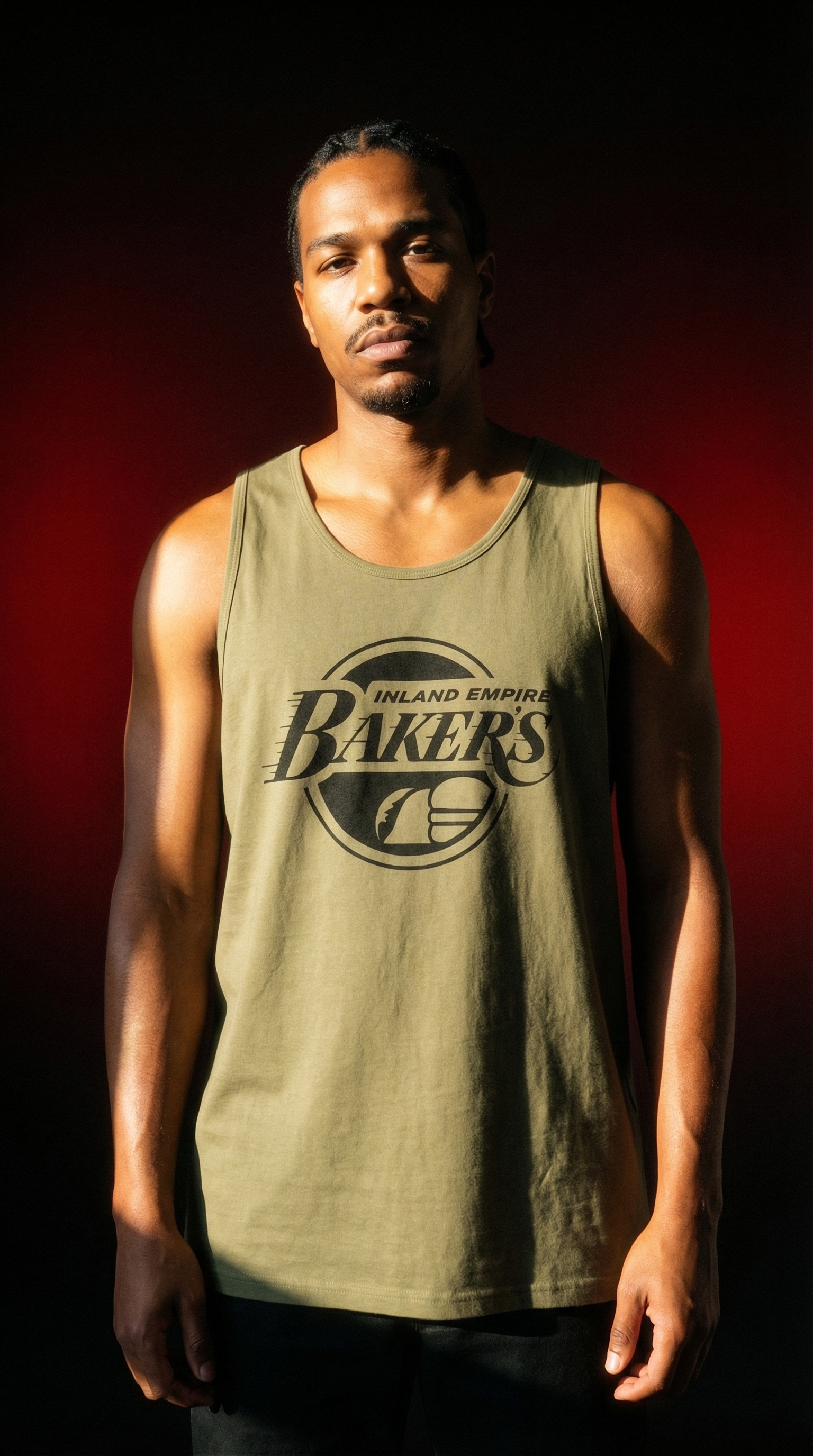 Baker’s Speed Logo Men’s Premium Tank Light