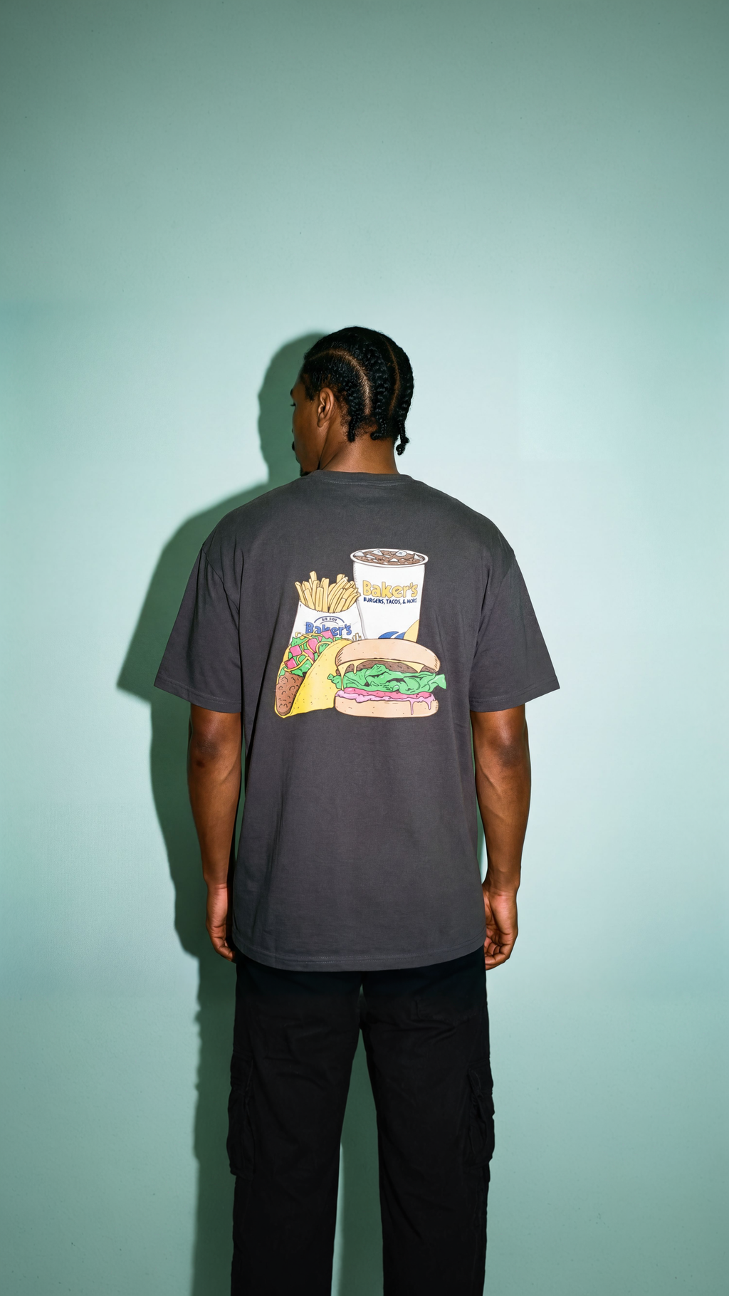 Baker’s “Twin Kitchen Since 1952” Unisex Organic T-Shirt Dark